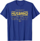 Star Wars Best Husband in the Galaxy Birthday Anniversary T-Shirt - T-Shirt | Royal