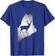 Maine Deer Hunting T-Shirt - T-Shirt | Royal