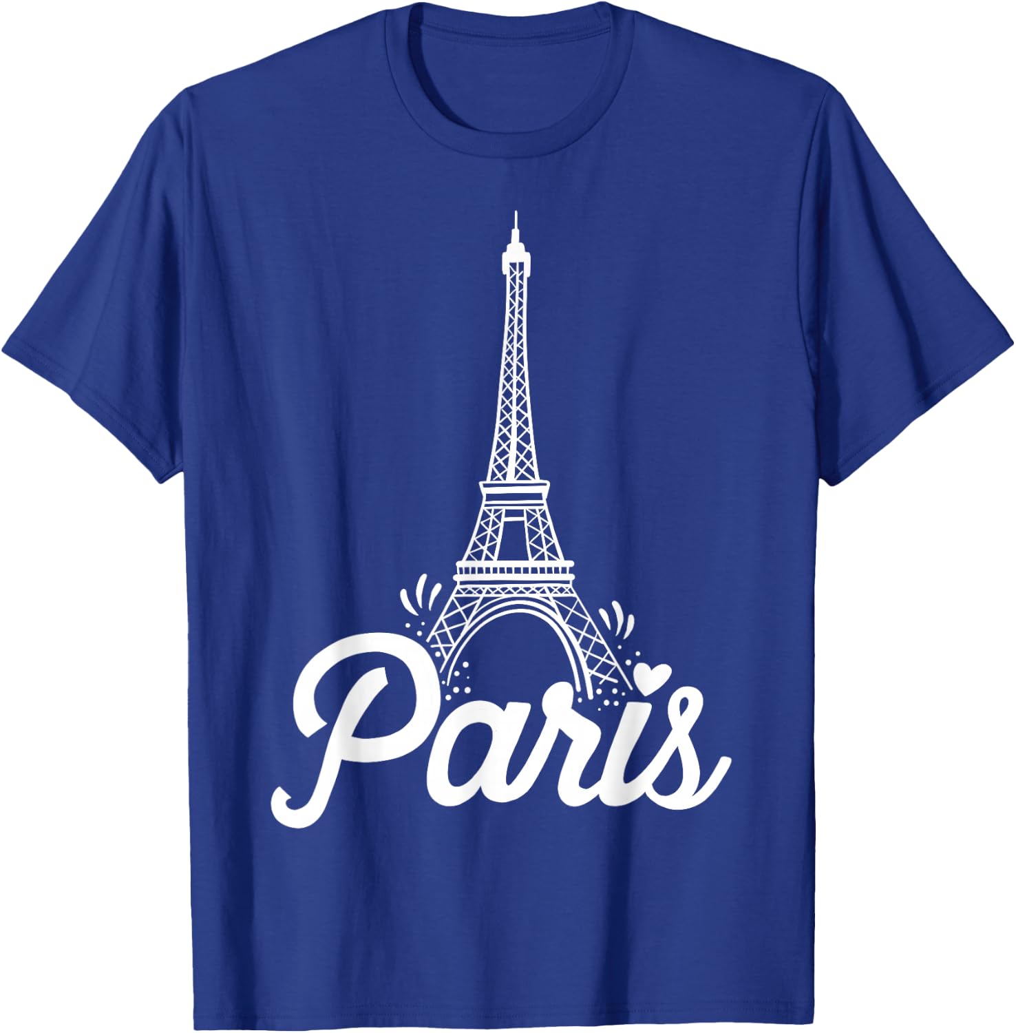 Paris France Eiffel Tower Vintage Gift T-Shirt - T-Shirt | Royal