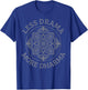 Less Drama More Dharma Yoga Buddhism Spiritual Gift T-Shirt - T-Shirt | Royal