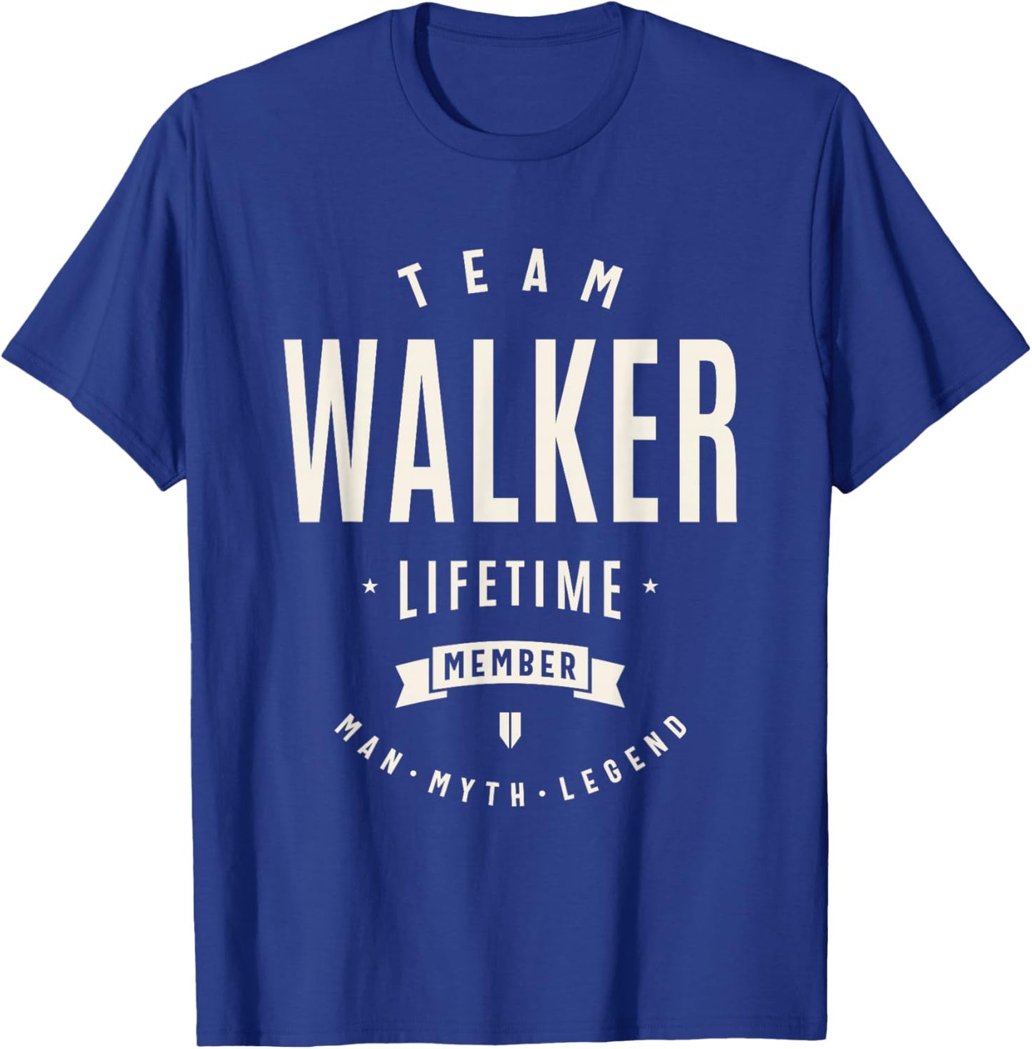 Team Walker Lifetime Member Funny Name Walker T-Shirt - T-Shirt | Royal