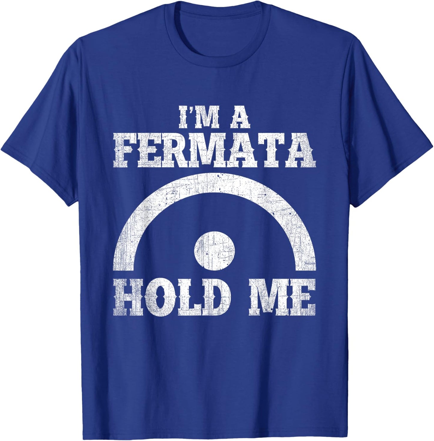 Marching Band Fermata Funny Musician Band Player T-Shirt - T-Shirt | Royal