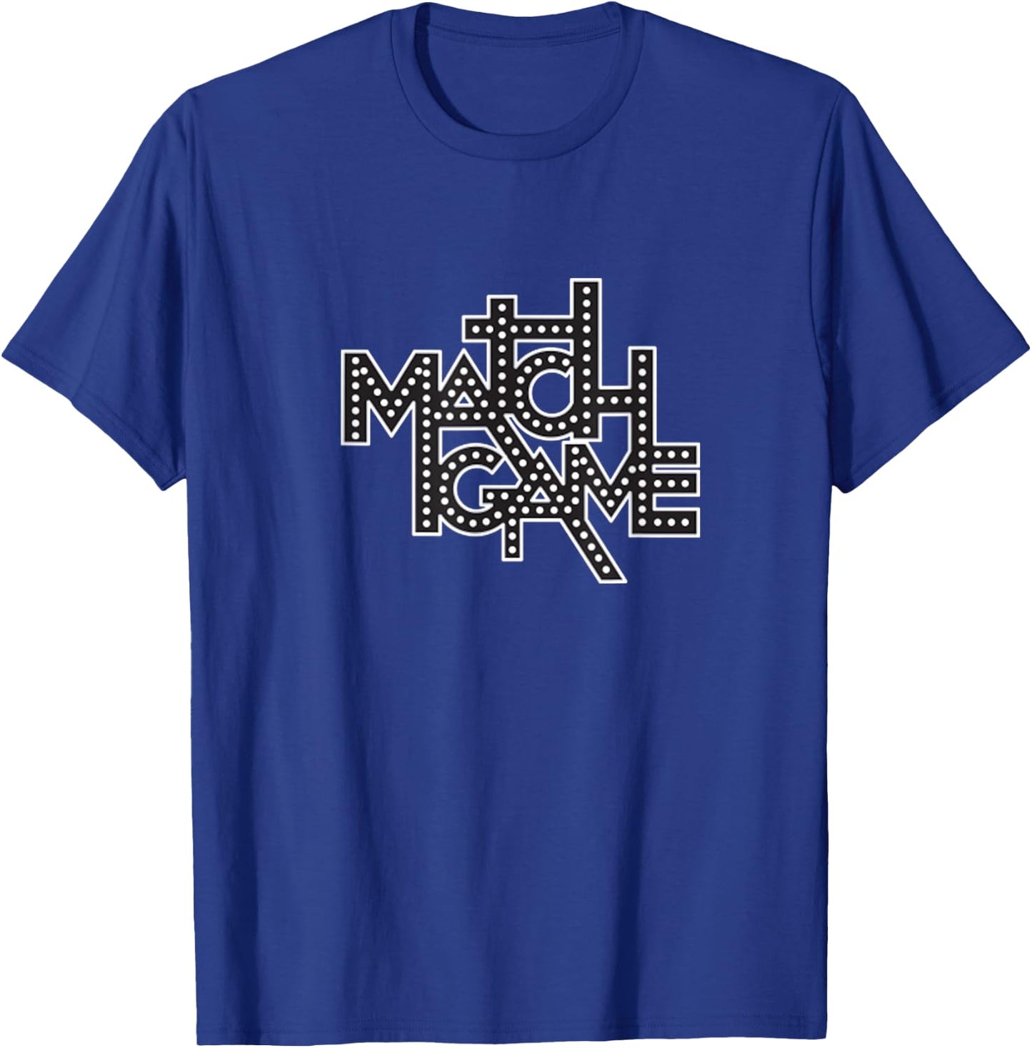 BUZZR Match Game classic TV Show logo T-Shirt - T-Shirt | Royal