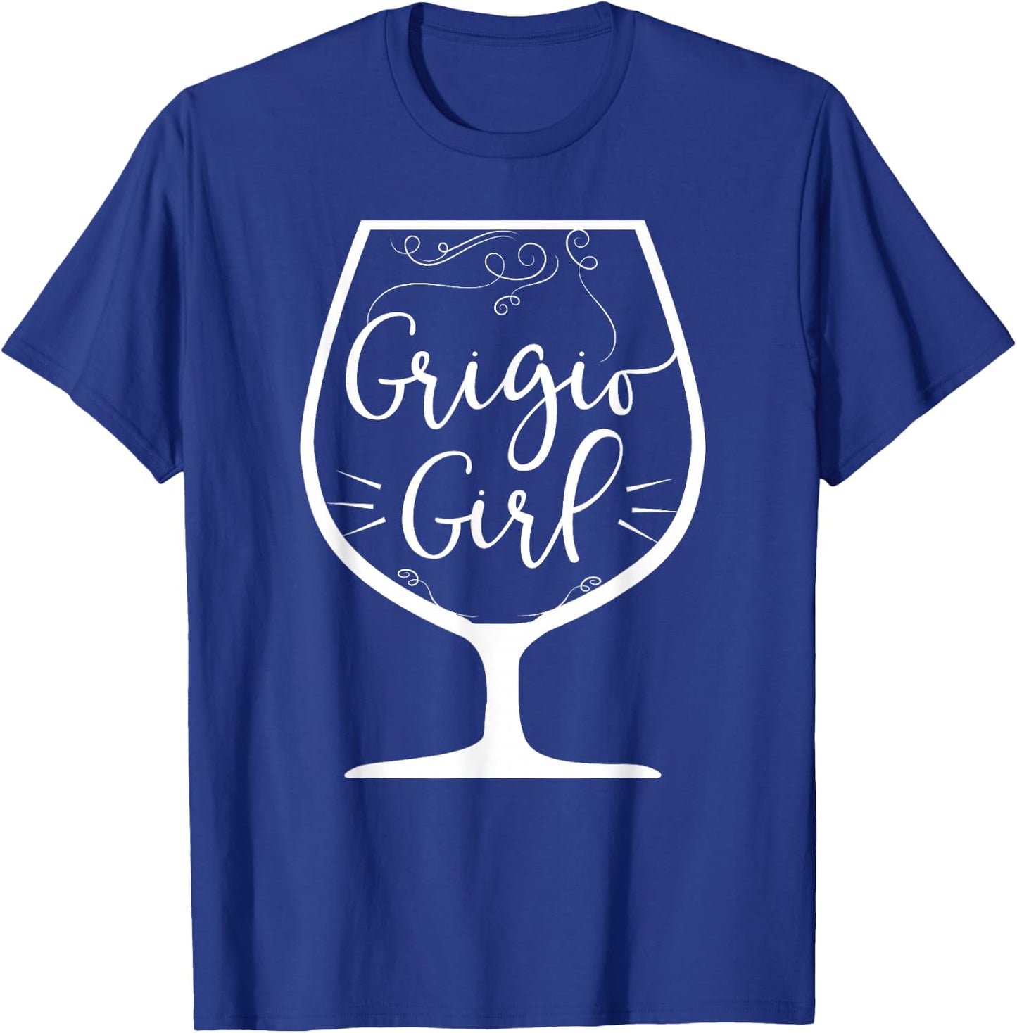 Funny Pinot Grigio White Wine Drinker T-Shirt - T-Shirt | Royal