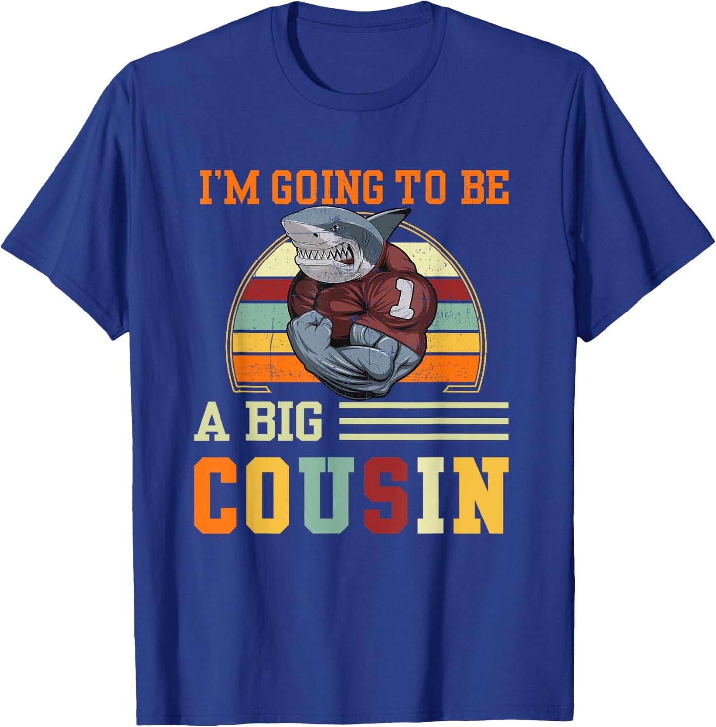 I'm Going To Be A Big Cousin Gift T-Shirt - T-Shirt | Royal