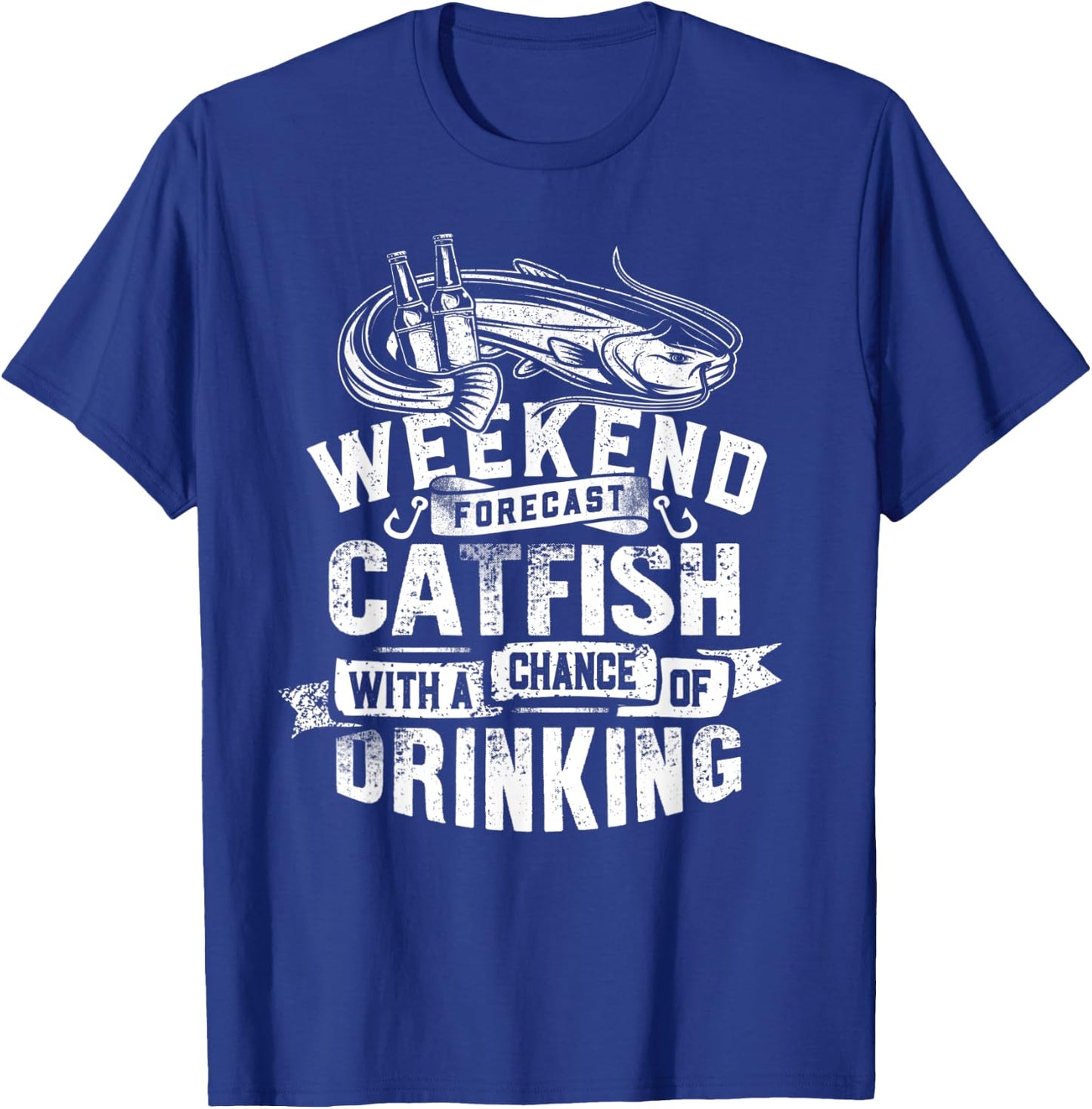 Vintage Look Catfish Gift A Catfish Whsiperer T-Shirt - T-Shirt | Royal
