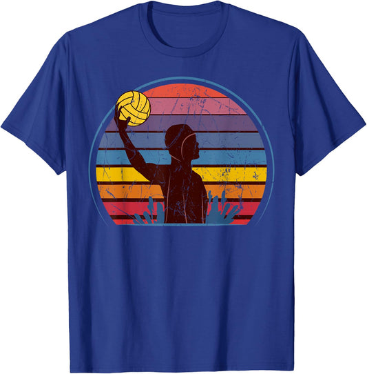 Water Polo Player Swimmer Athlete Goalkeeper Fan Team Sport T-Shirt - T-Shirt | Royal