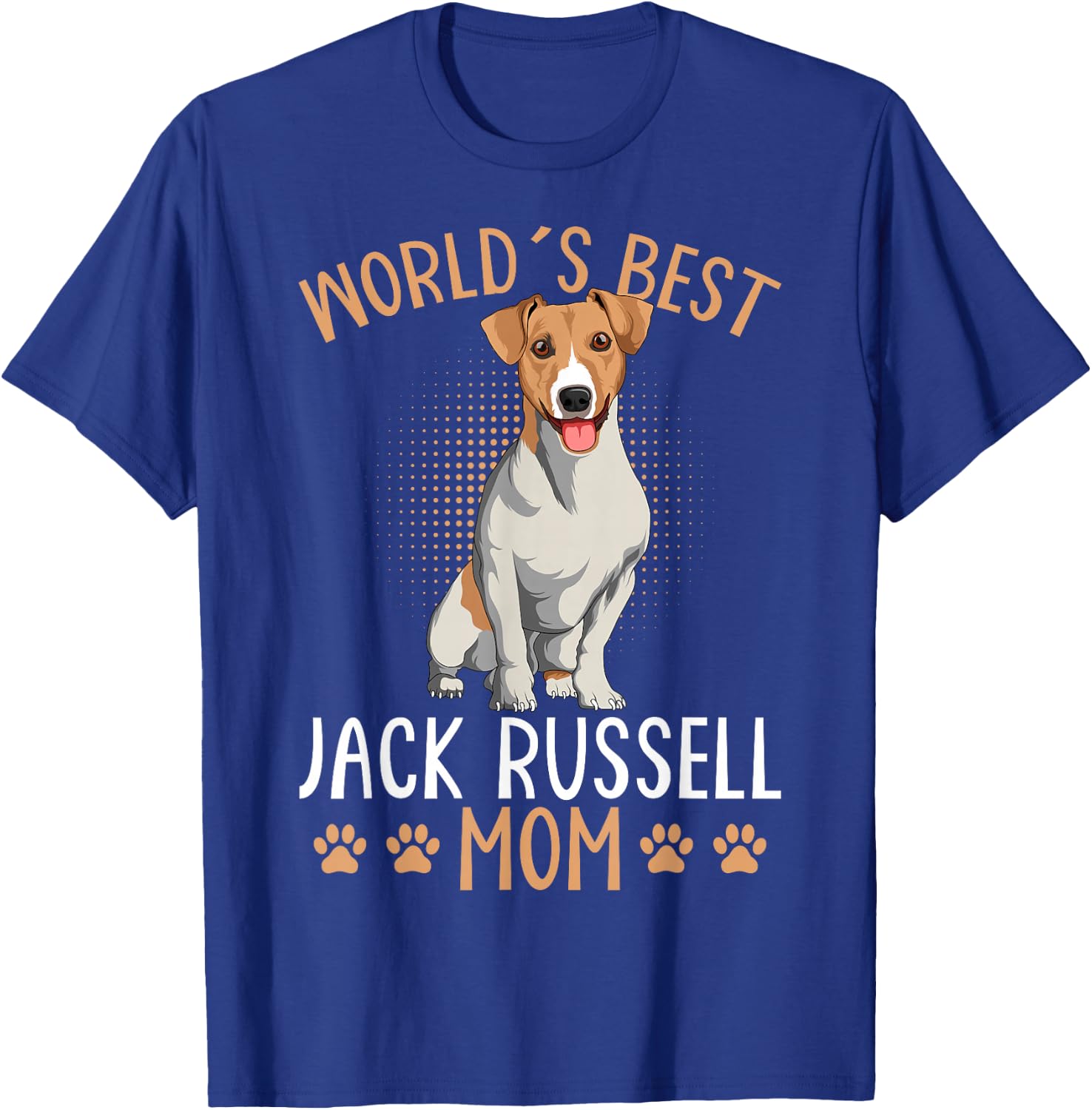 World´s Best Jack Russell Terrier Mom Dog Mama Funny Women T-Shirt - T-Shirt | Royal