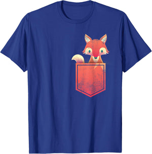 Nature Forest Animal Gift Cute Animal Fox T-Shirt - T-Shirt | Royal
