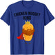 Funny Chicken Nugget Gift Kids Cool Chicken Nugget King T-Shirt - T-Shirt | Royal
