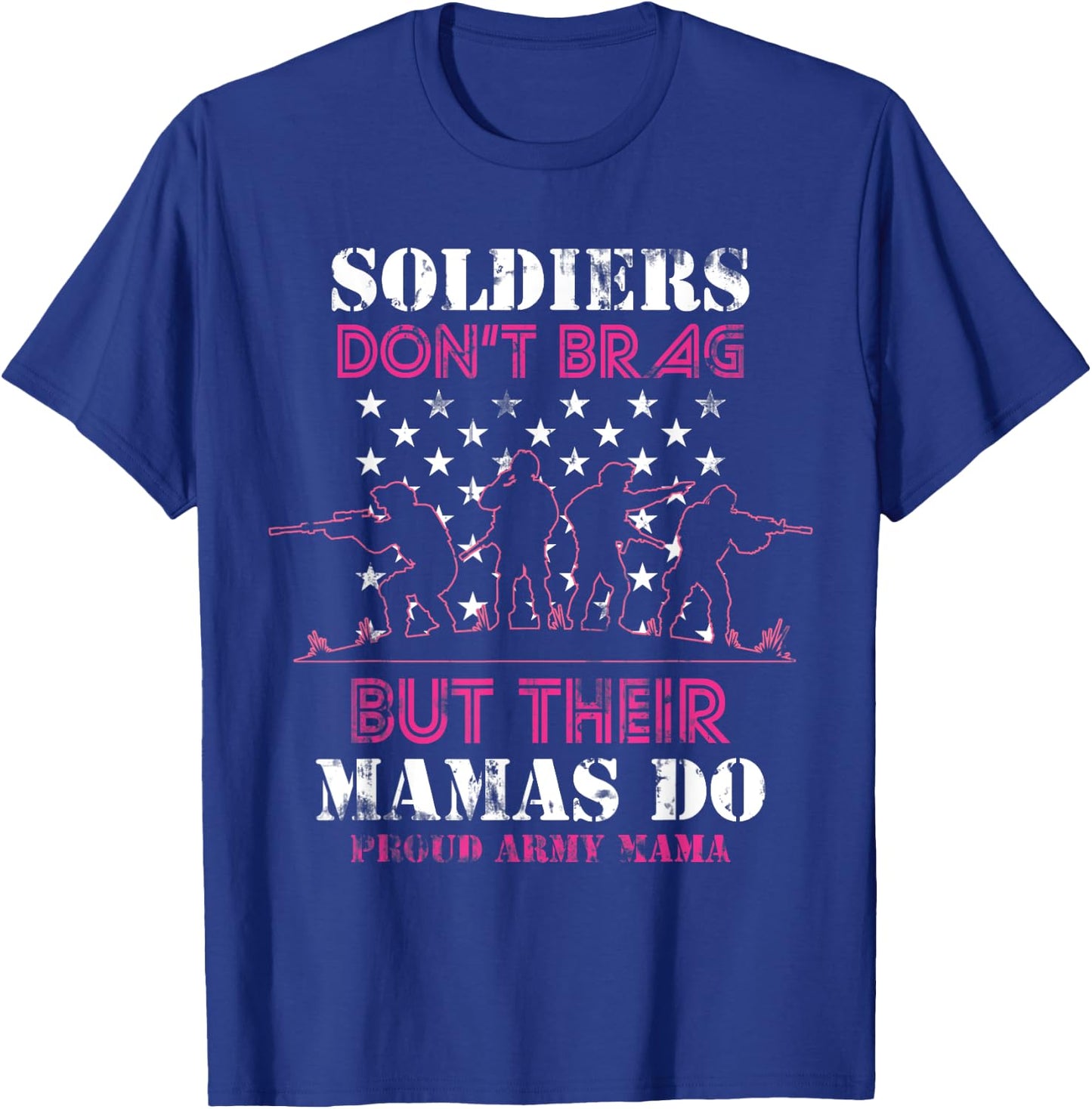 Proud Army Mama Mother T-Shirt - T-Shirt | Royal