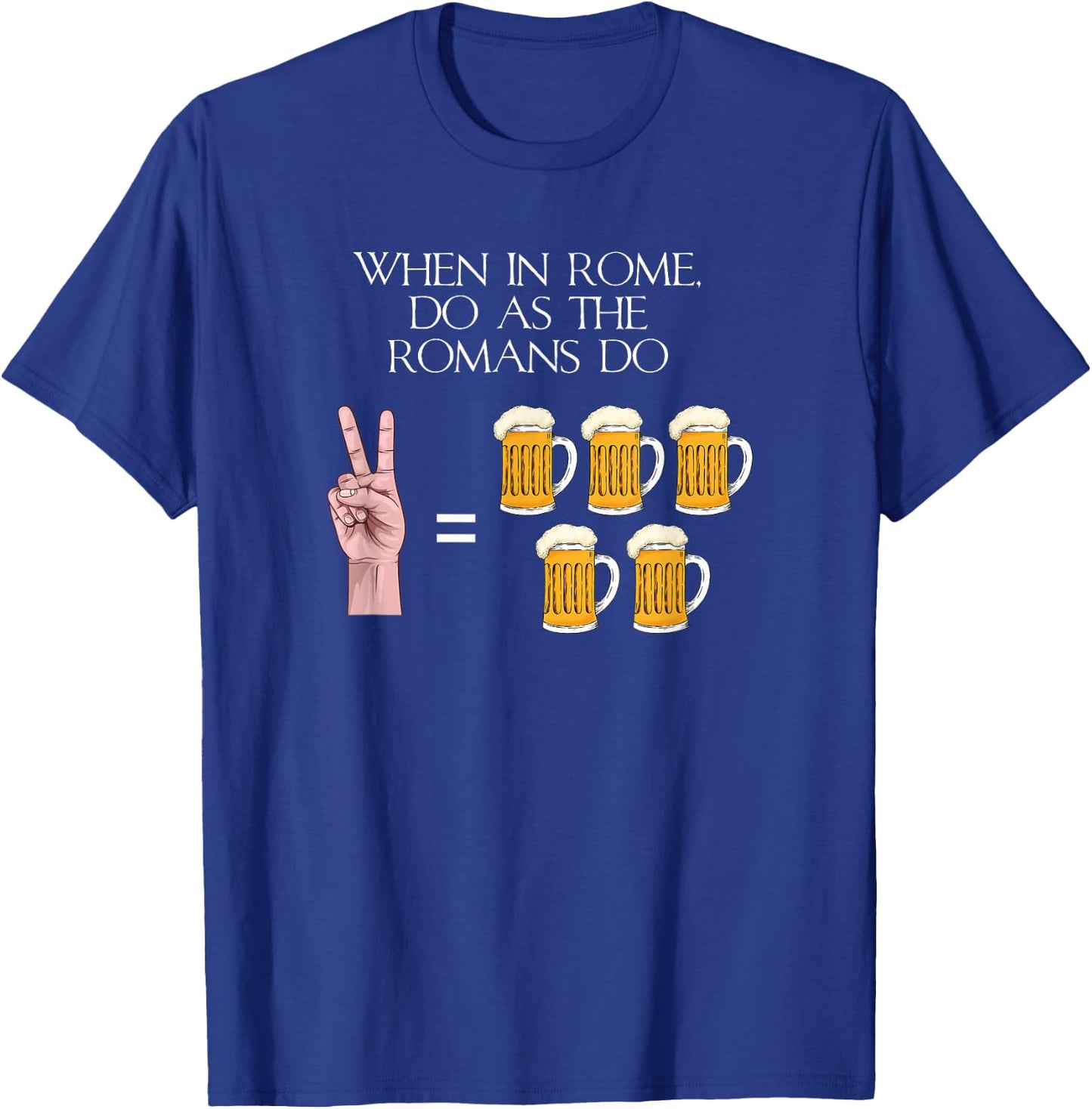When In Rome Do As The Romans Do - Ancient Roman History T-Shirt - T-Shirt | Royal