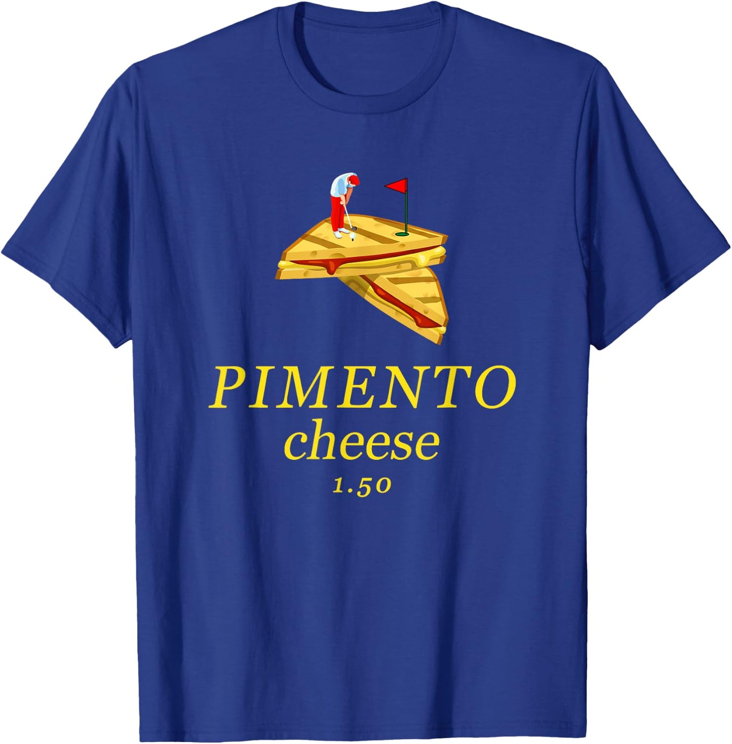Pimento Cheese funny golf dad T-Shirt - T-Shirt | Royal