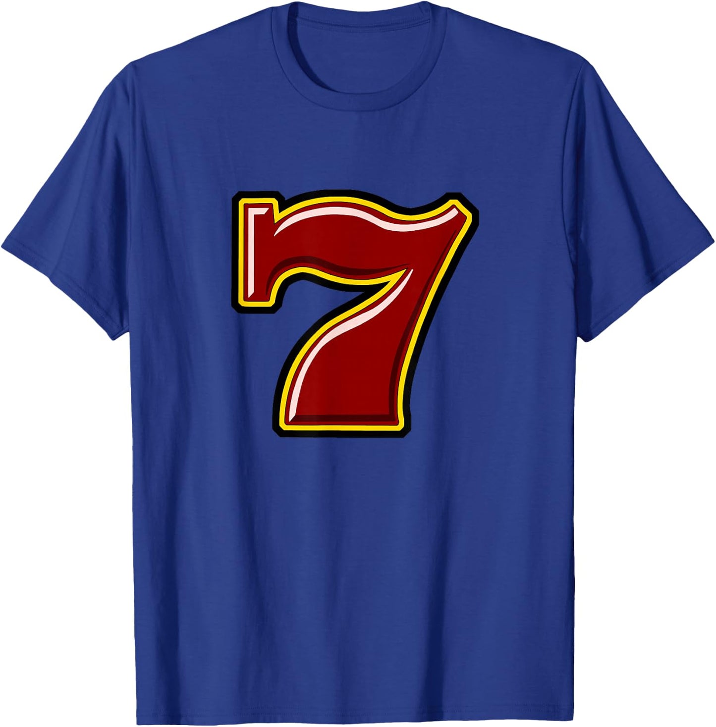 Lucky number seven T-Shirt - T-Shirt | Royal