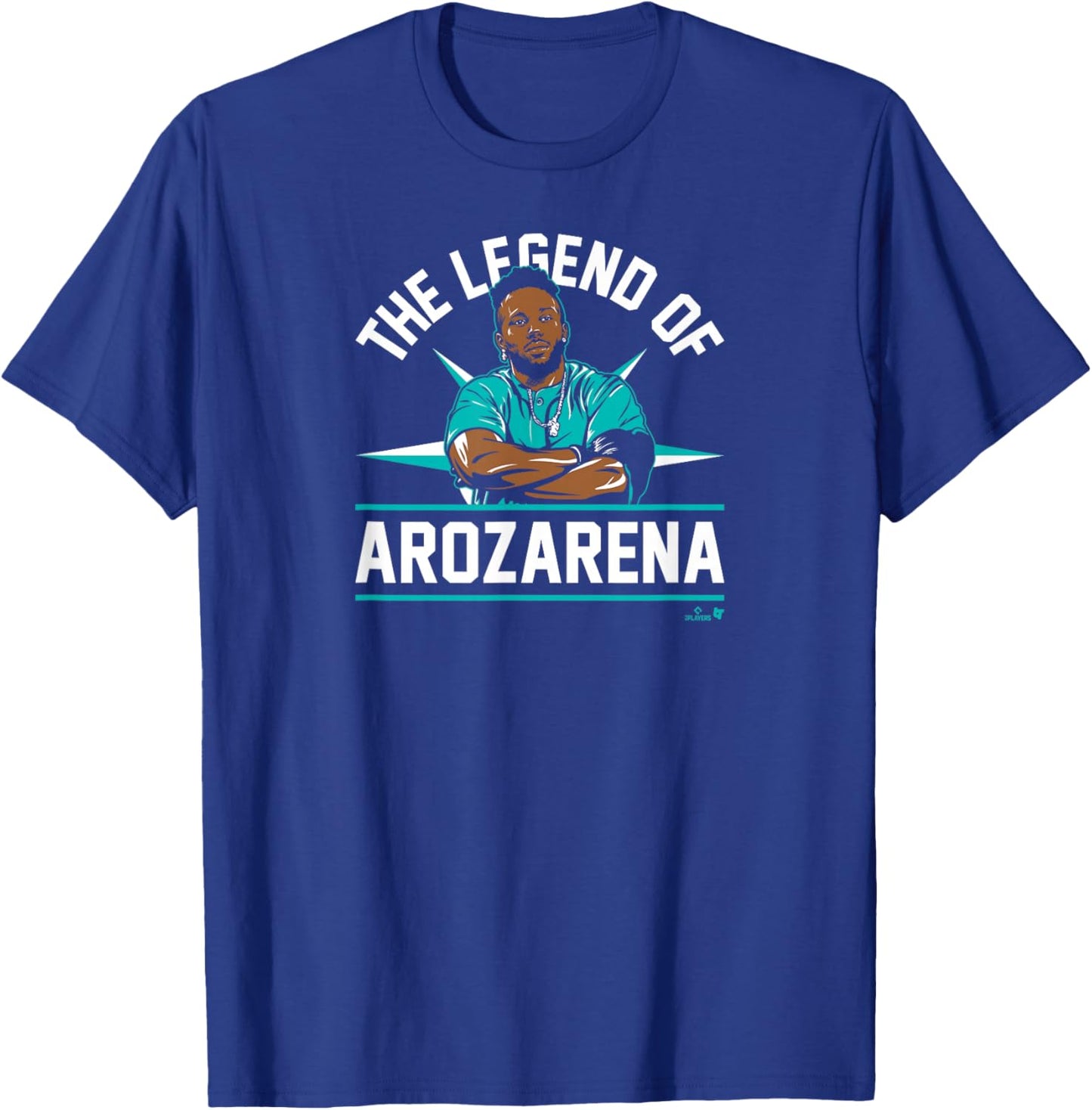 The Legend of Randy Arozarena - Seattle Baseball T-Shirt - T-Shirt | Royal