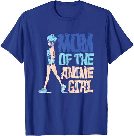 Mom of the Anime Girl - Mother Anime T-Shirt - T-Shirt | Royal