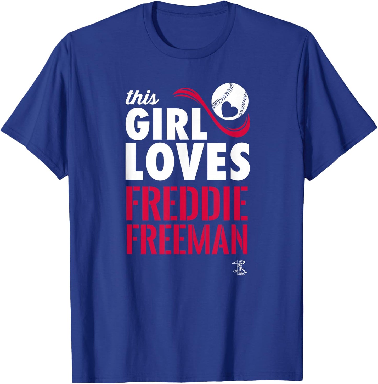Freddie Freeman This Girl Loves Gameday T-Shirt - T-Shirt | Royal