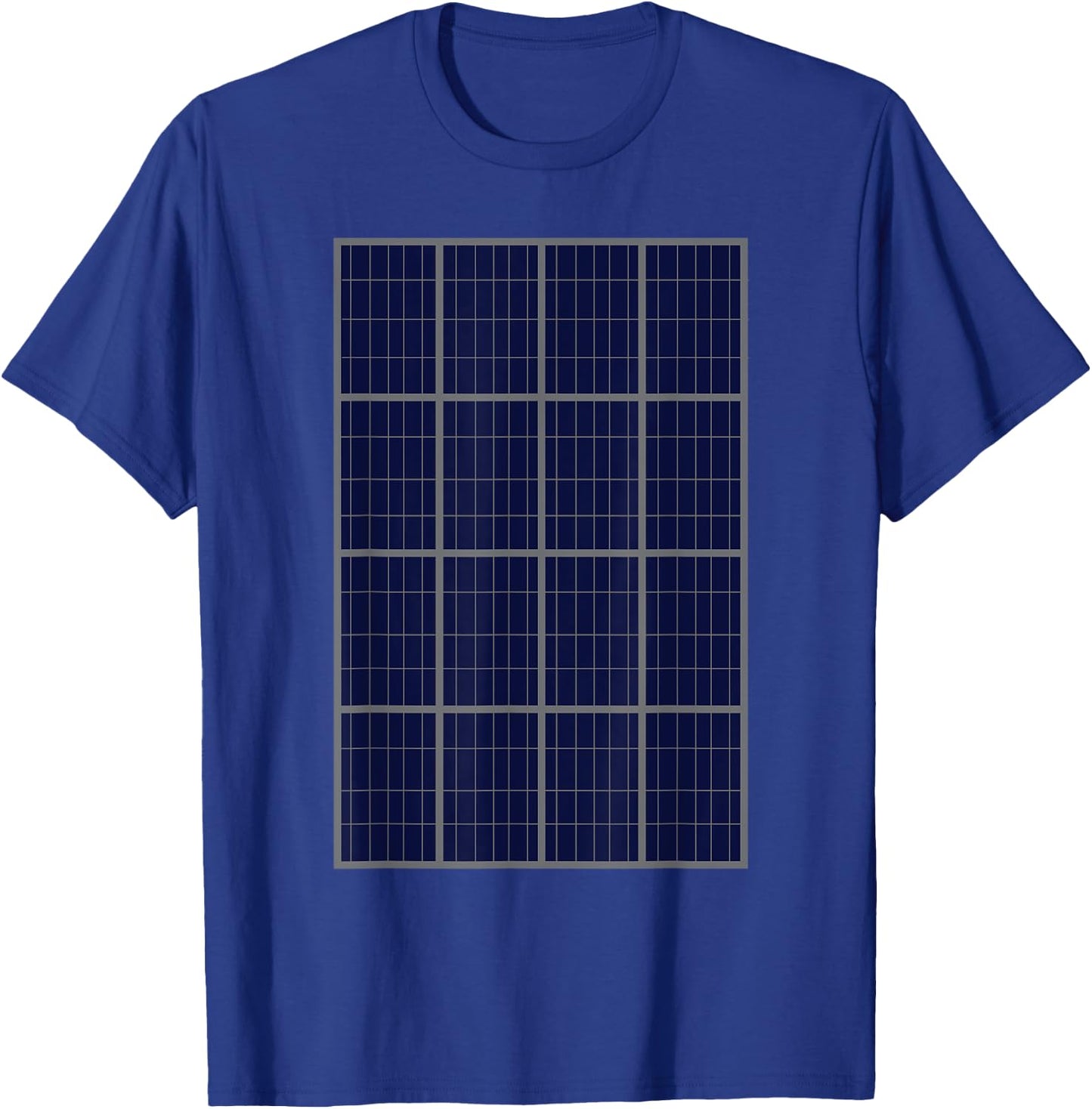 Funny Solar Energy Power Panel Renewable Environmental Gift T-Shirt - T-Shirt | Royal