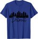 Detroit Skyline Michigan Vintage Pride 313 T-Shirt - T-Shirt | Royal