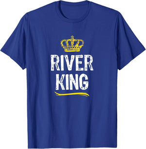 River King Men Boys Vacation Funny Cool Gift T-Shirt - T-Shirt | Royal