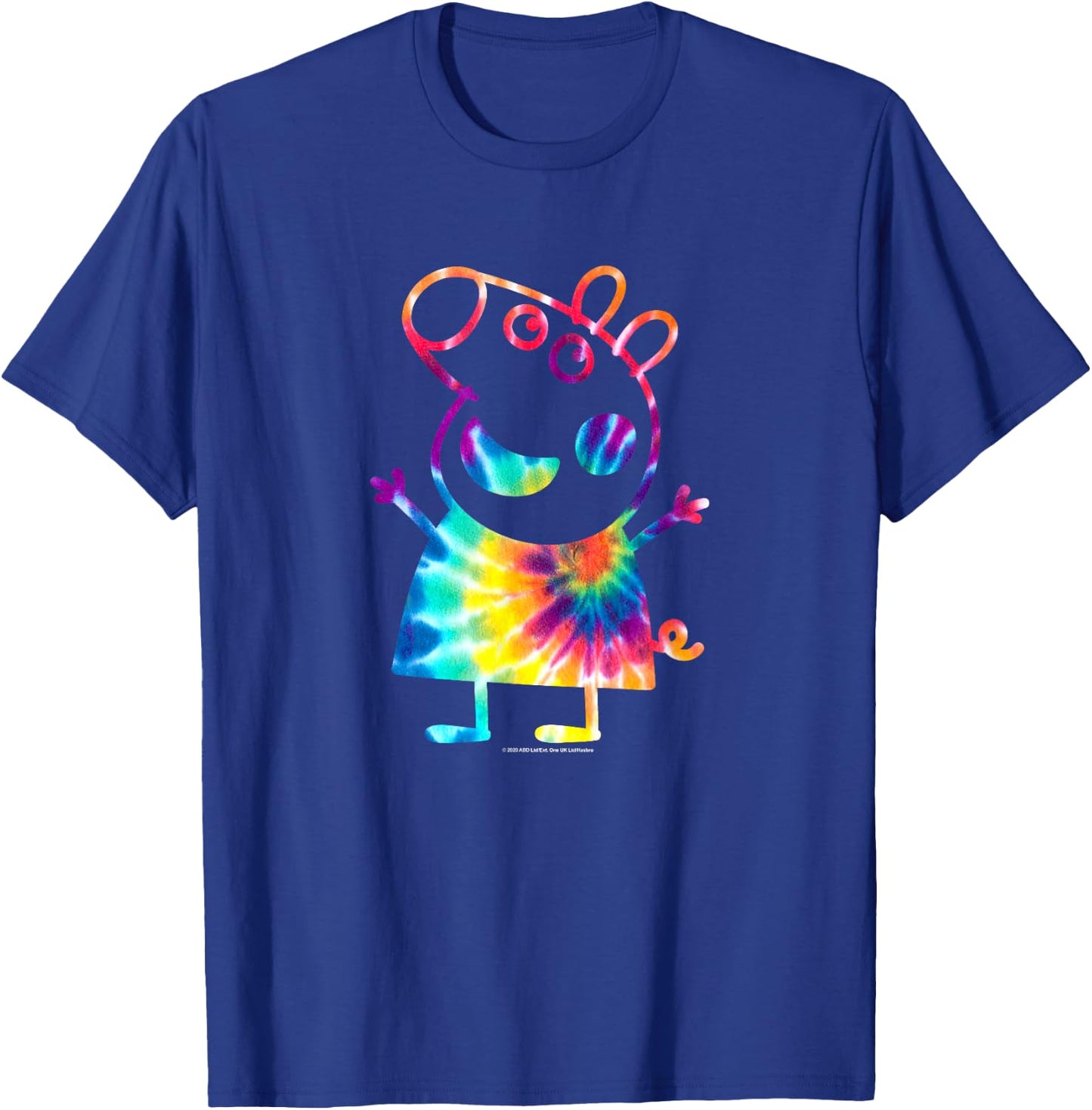 Peppa Pig Tie Dye Portrait T-Shirt - T-Shirt | Royal