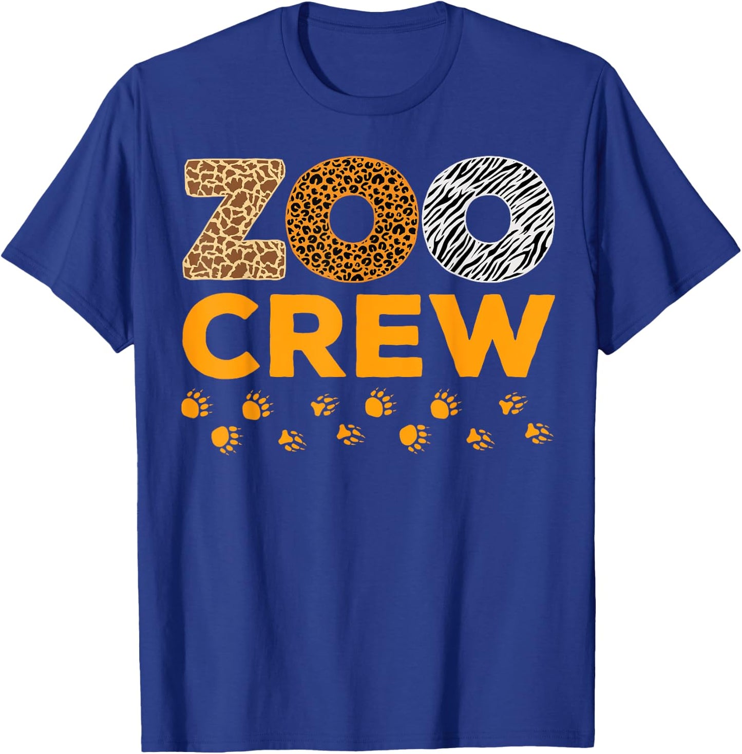 Zoo Crew Zookeeper Costume Safari Wildlife Animal Lover T-Shirt - T-Shirt | Royal