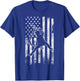Scooter Stunt US Flag Retro Scooter Boys Kids T-Shirt - T-Shirt | Royal