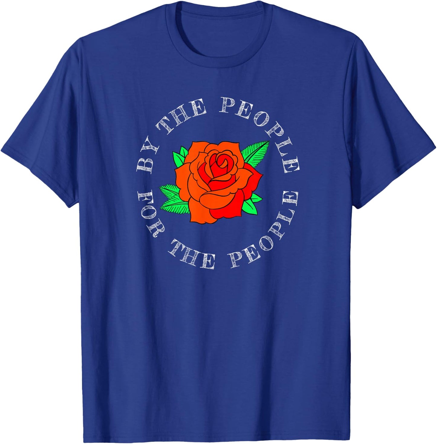 Leftist Union Socialist Rose Fist Democratic Socialism T-Shirt - T-Shirt | Royal