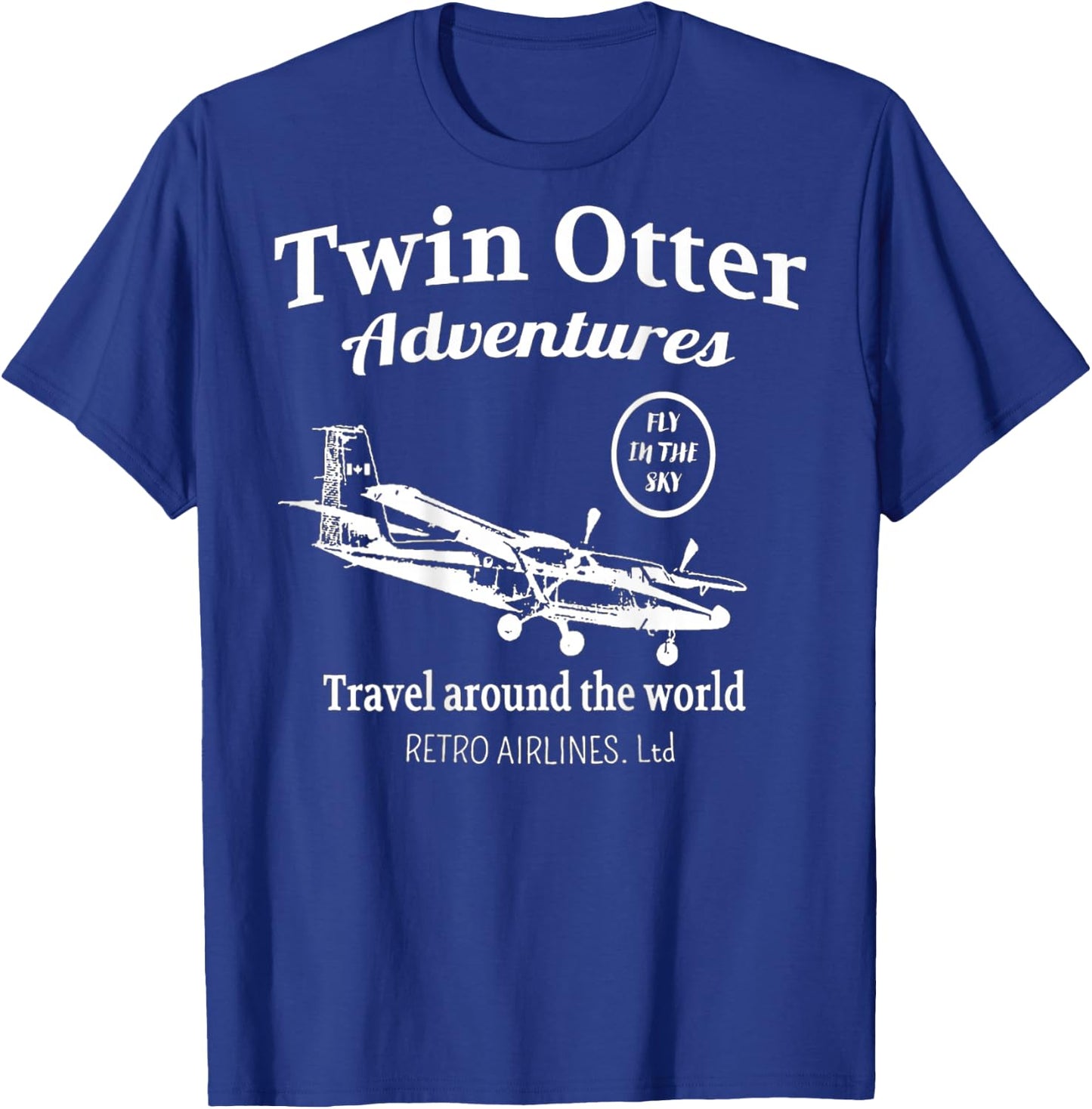 Twin Otter Adventures T-Shirt - T-Shirt | Royal