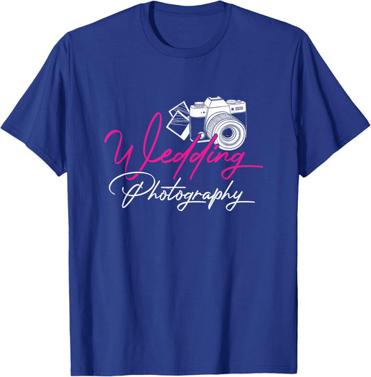 Wedding Photographer Wedding Photographer Photography Gift T-Shirt - T-Shirt | Royal