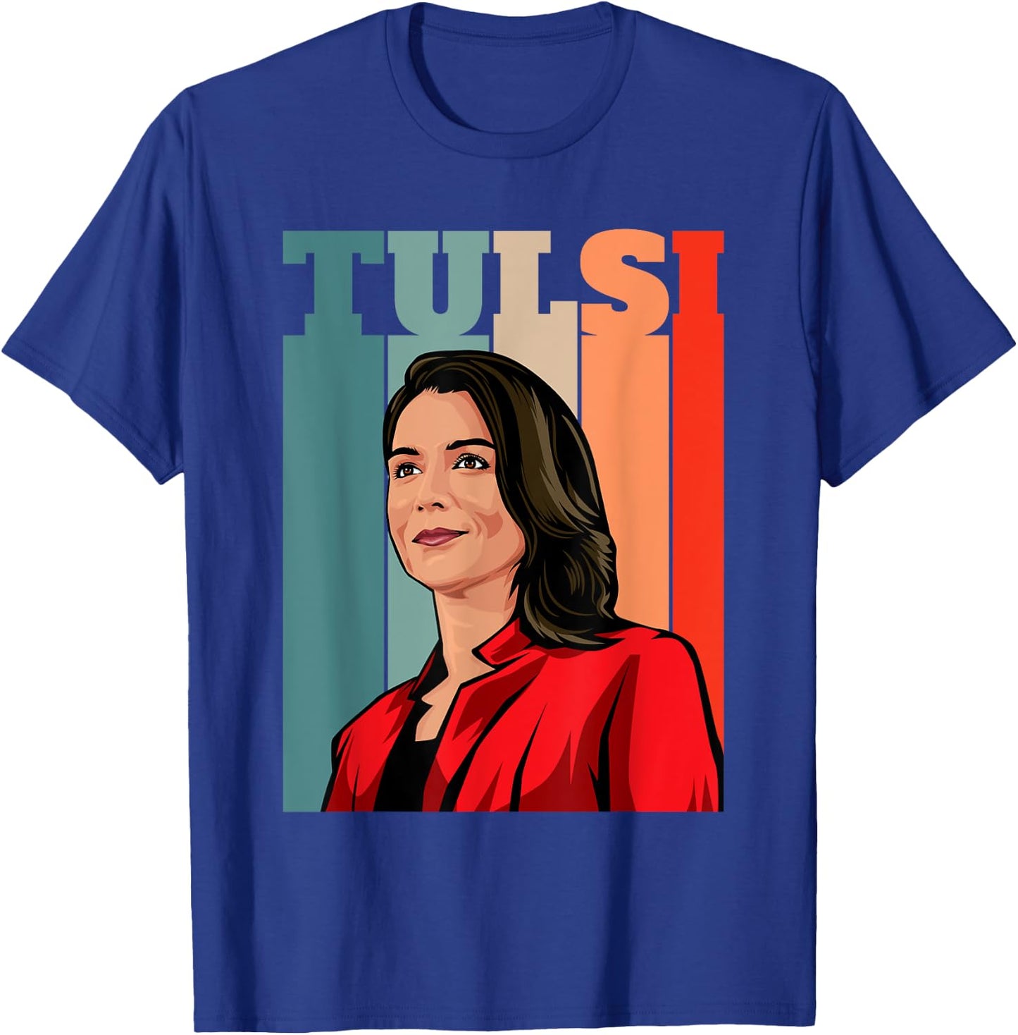 Tulsi Gabbard for First Female President 2028 America USA T-Shirt - T-Shirt | Royal