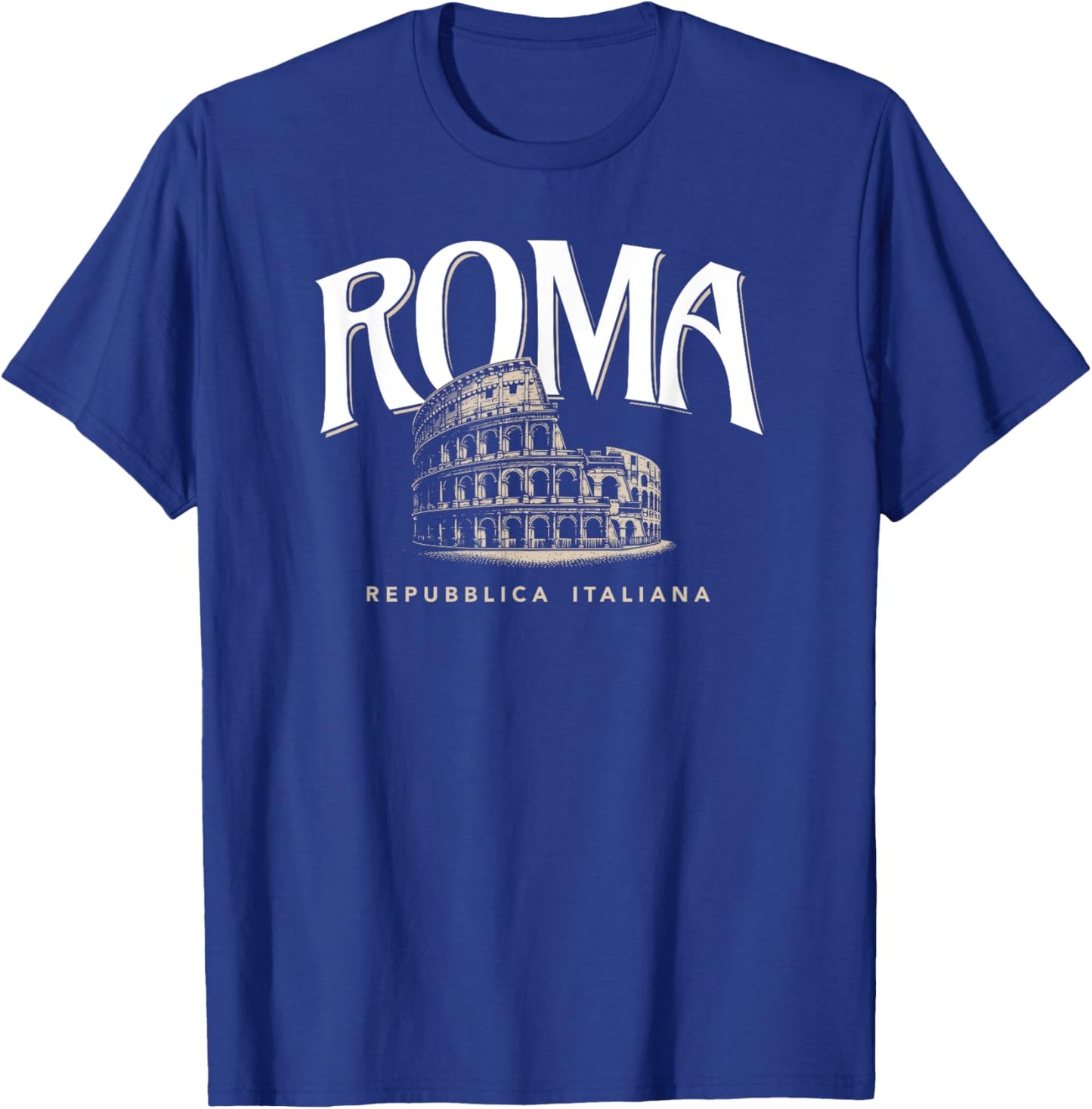 Roma Colosseum Repubblica Italiana T-Shirt - T-Shirt | Royal
