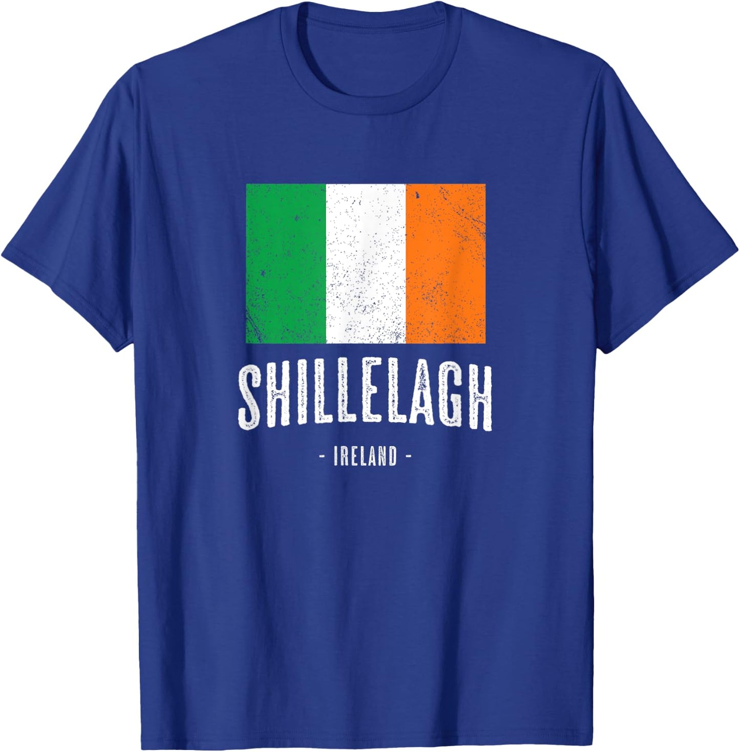 City of SHILLELAGH Ireland | Men Women Kids Irish Flag Merch T-Shirt - T-Shirt | Royal