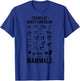 Wildlife Tracks of North American Mammals - Wildlife Tracks T-Shirt - T-Shirt | Royal