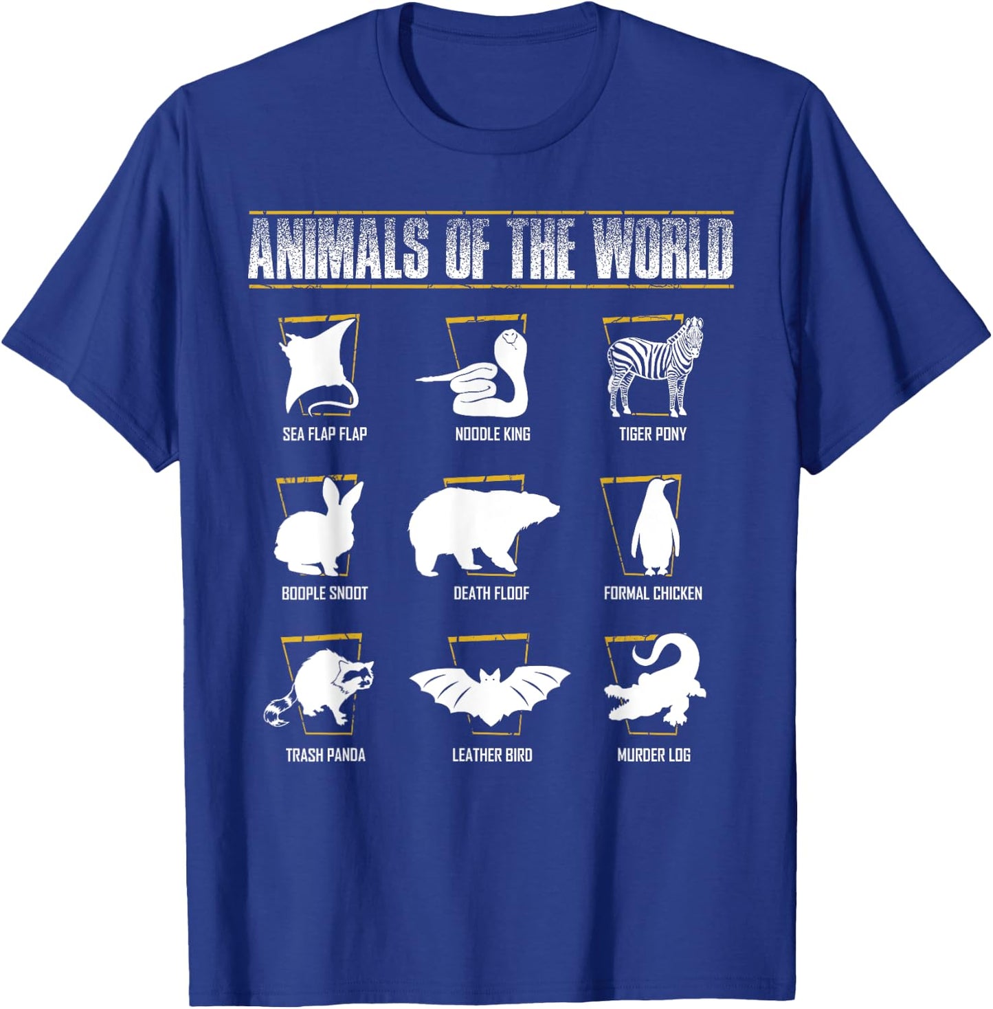 Animals of the World T-Shirt - T-Shirt | Royal