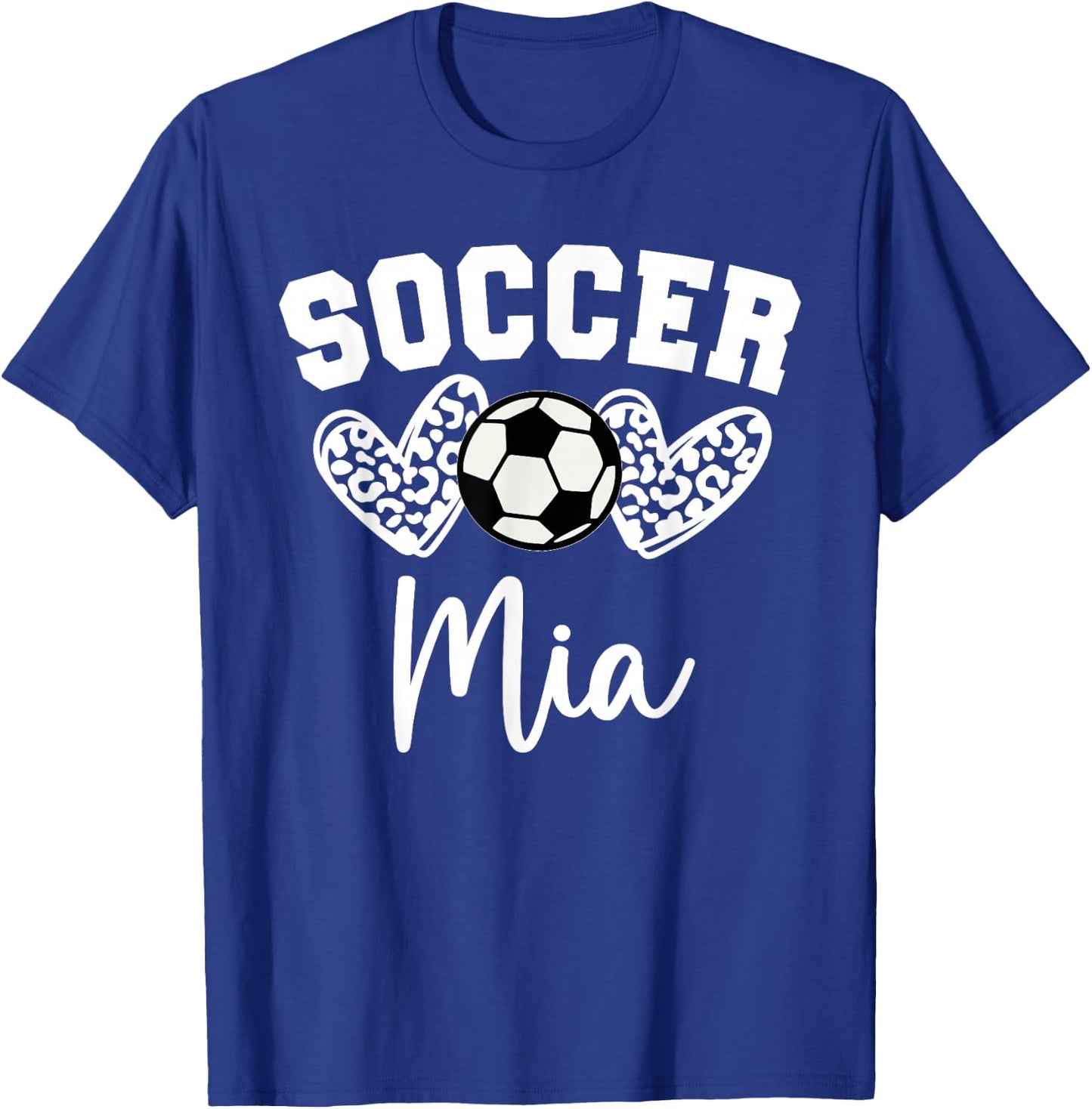 Soccer Mia Matching Family Soccer T-Shirt - T-Shirt | Royal