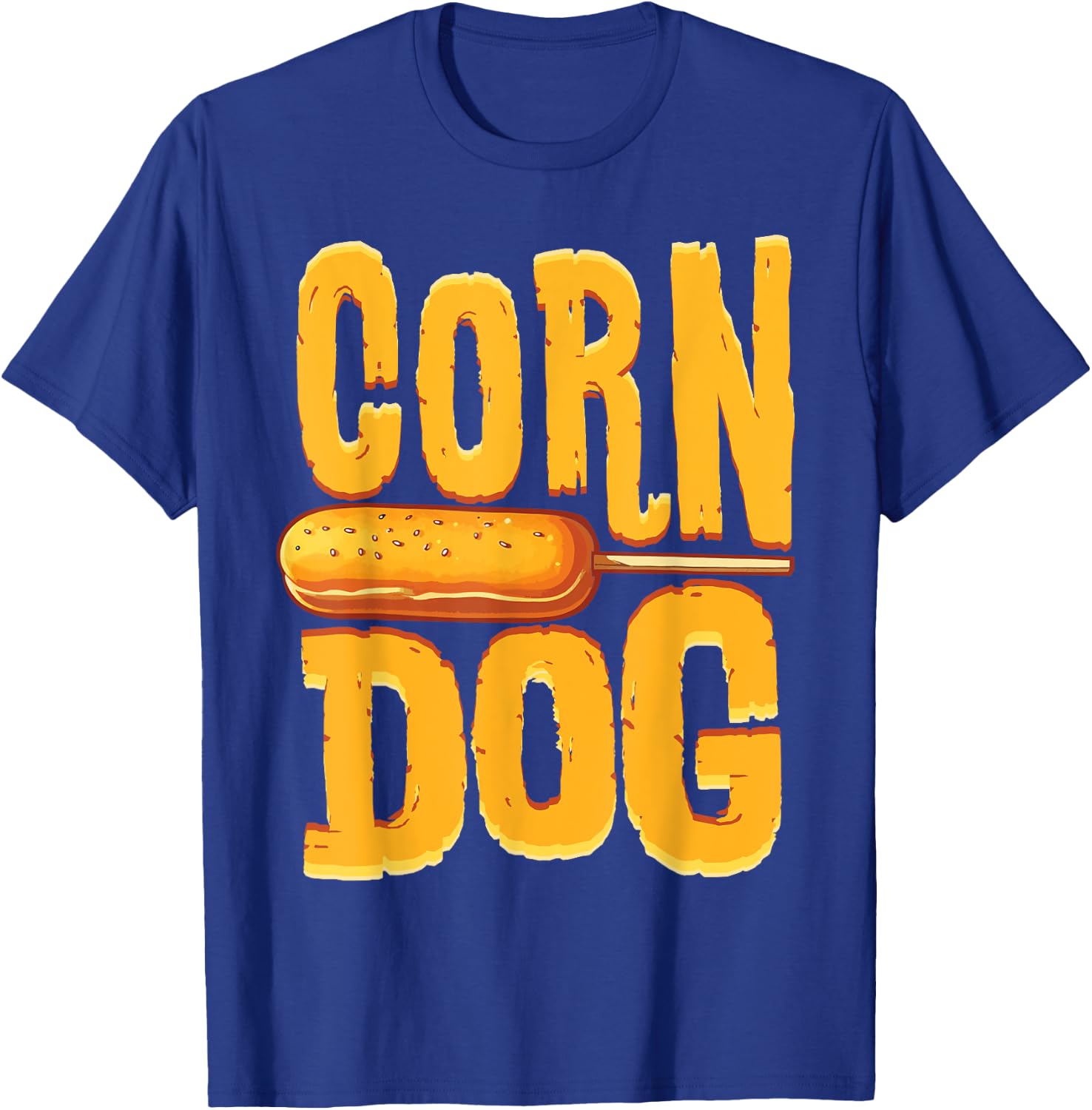 Corn Dog King Corndog Squad Hotdog Lover Foodie Gift Women Girls Kids T-Shirt - T-Shirt | Royal