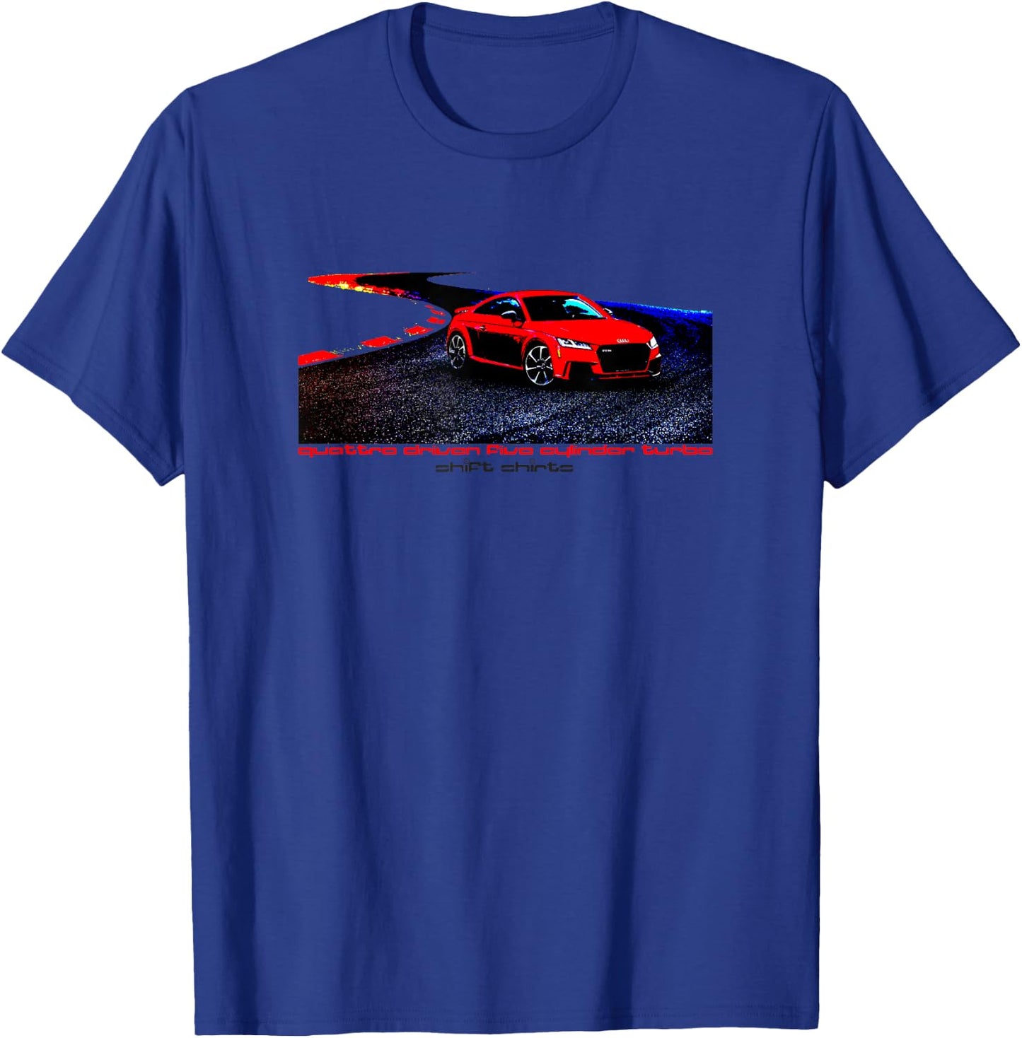 Quattro Cinque - TTRS Inspired T-Shirt - T-Shirt | Royal