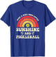 Girl Who Loves Sunshine Pickleball Pickle Ball Women Kids T-Shirt - T-Shirt | Royal
