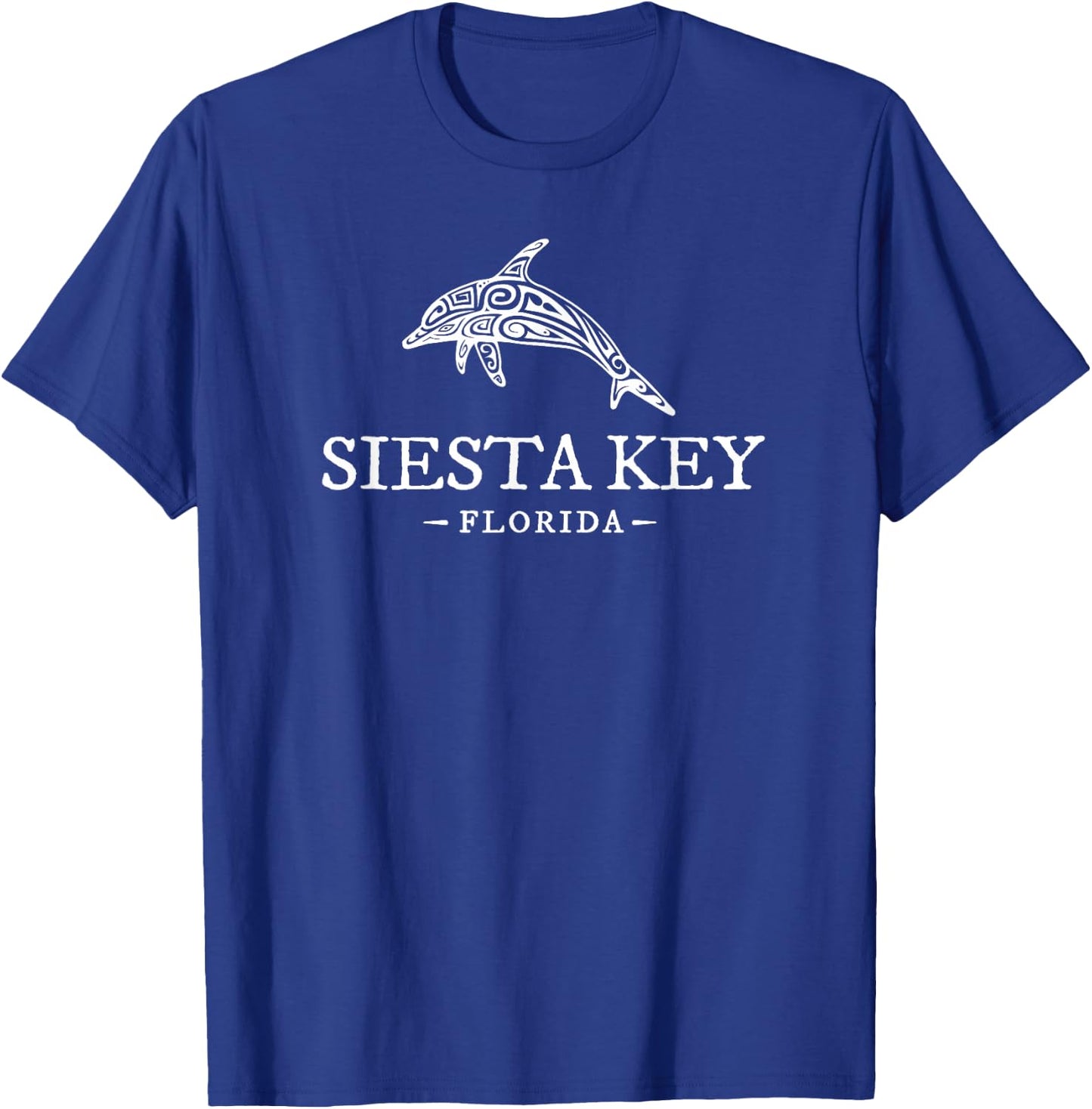 Siesta Key Florida Dolphin Vacation Souvenir T-Shirt - T-Shirt | Royal