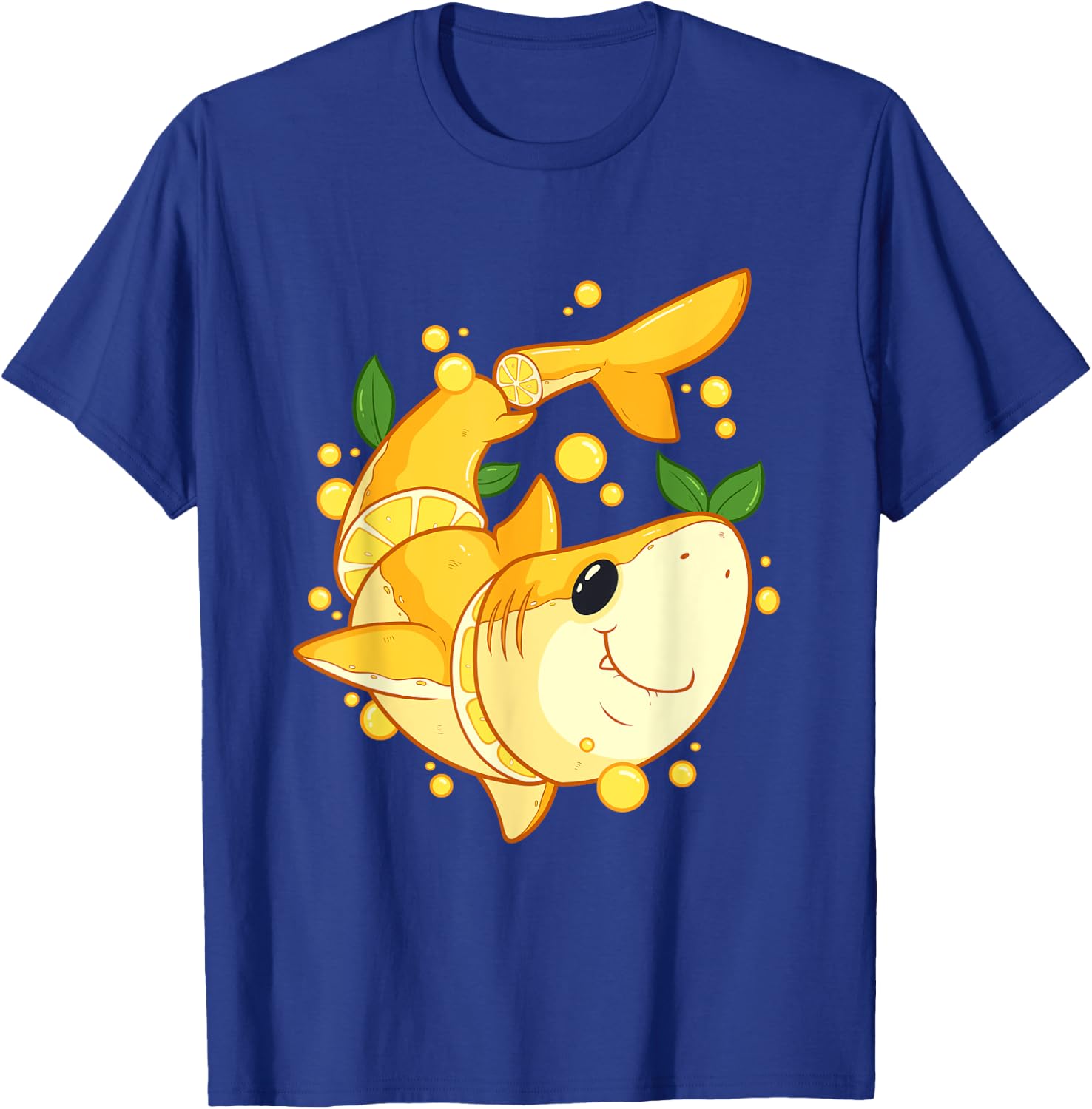 Funny Chopped Lemon Shark Word Game Shark Gift T-Shirt - T-Shirt | Royal