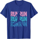 Retro RUN Runner Jogger Marathon Vintage for Girls Women T-Shirt - T-Shirt | Royal