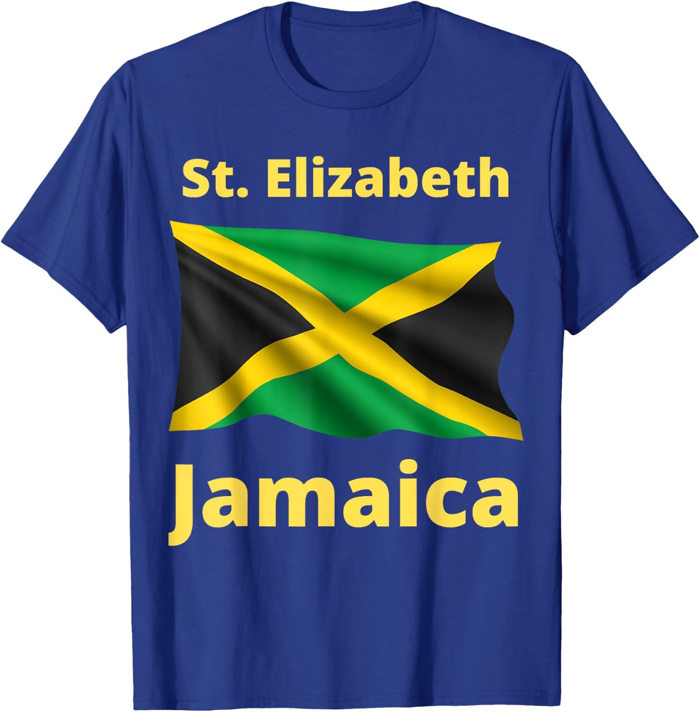 St. Elizabeth Jamaica Design Gift T-Shirt - T-Shirt | Royal