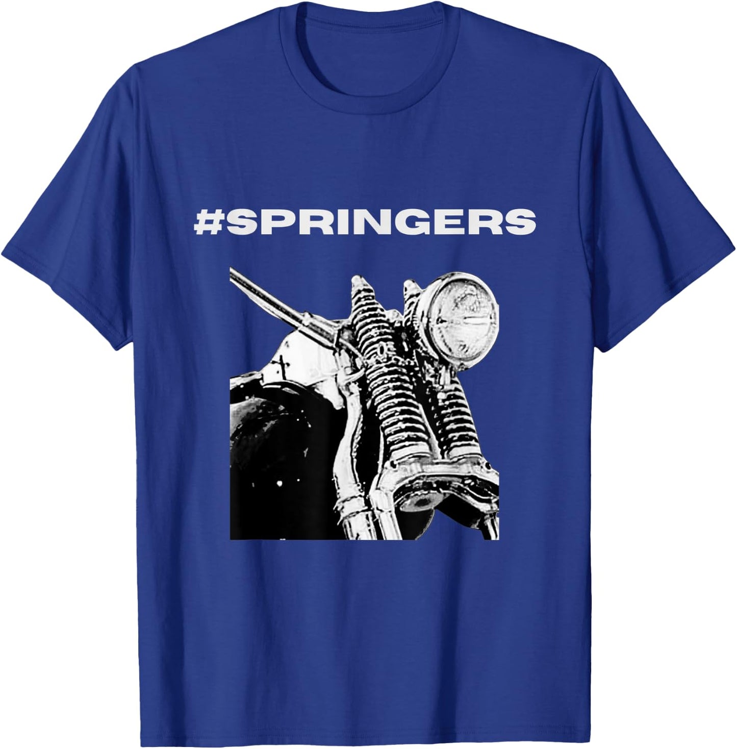 S66 Biker. #Springers T-Shirt - T-Shirt | Royal