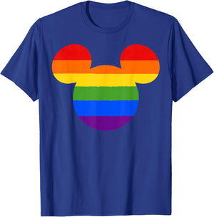 Disney Mickey and Friends Mickey Rainbow Fill Small T-Shirt - T-Shirt | Royal