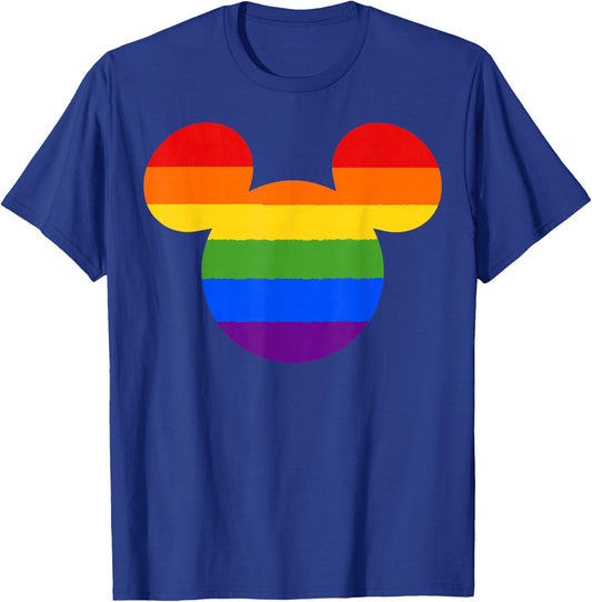 Disney Mickey and Friends Mickey Rainbow Fill Small T-Shirt - T-Shirt | Royal