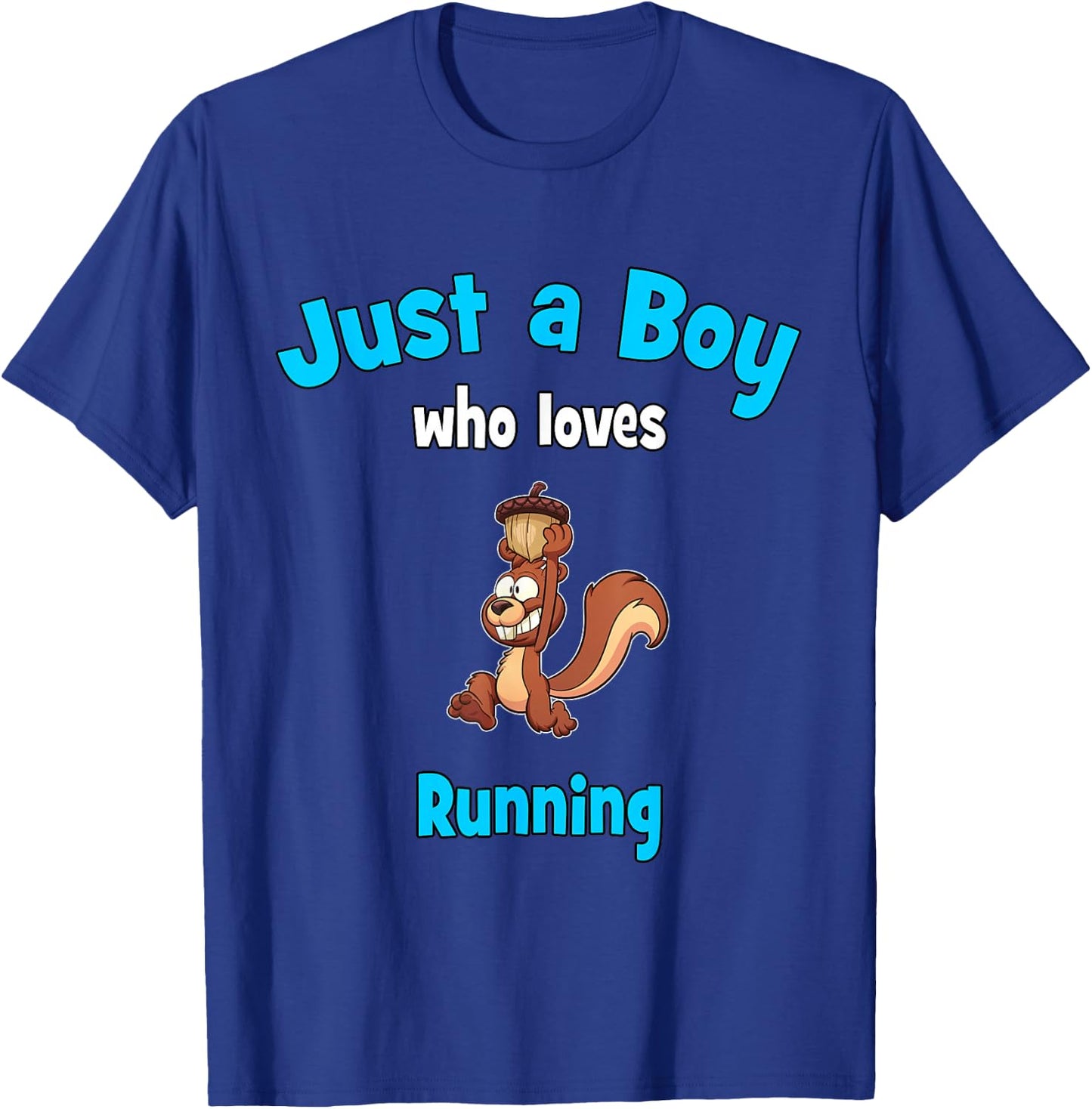 Running for Boys | Kids Running T-Shirt - T-Shirt | Royal