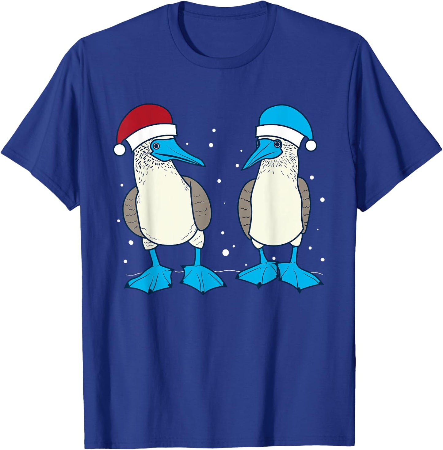 Seabirds Blue Footed Booby Bird Galapagos Islands Christmas T-Shirt - T-Shirt | Royal