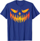 Halloween Jack O Lantern Pumpkin Face Costume Men Women Kids T-Shirt - T-Shirt | Royal