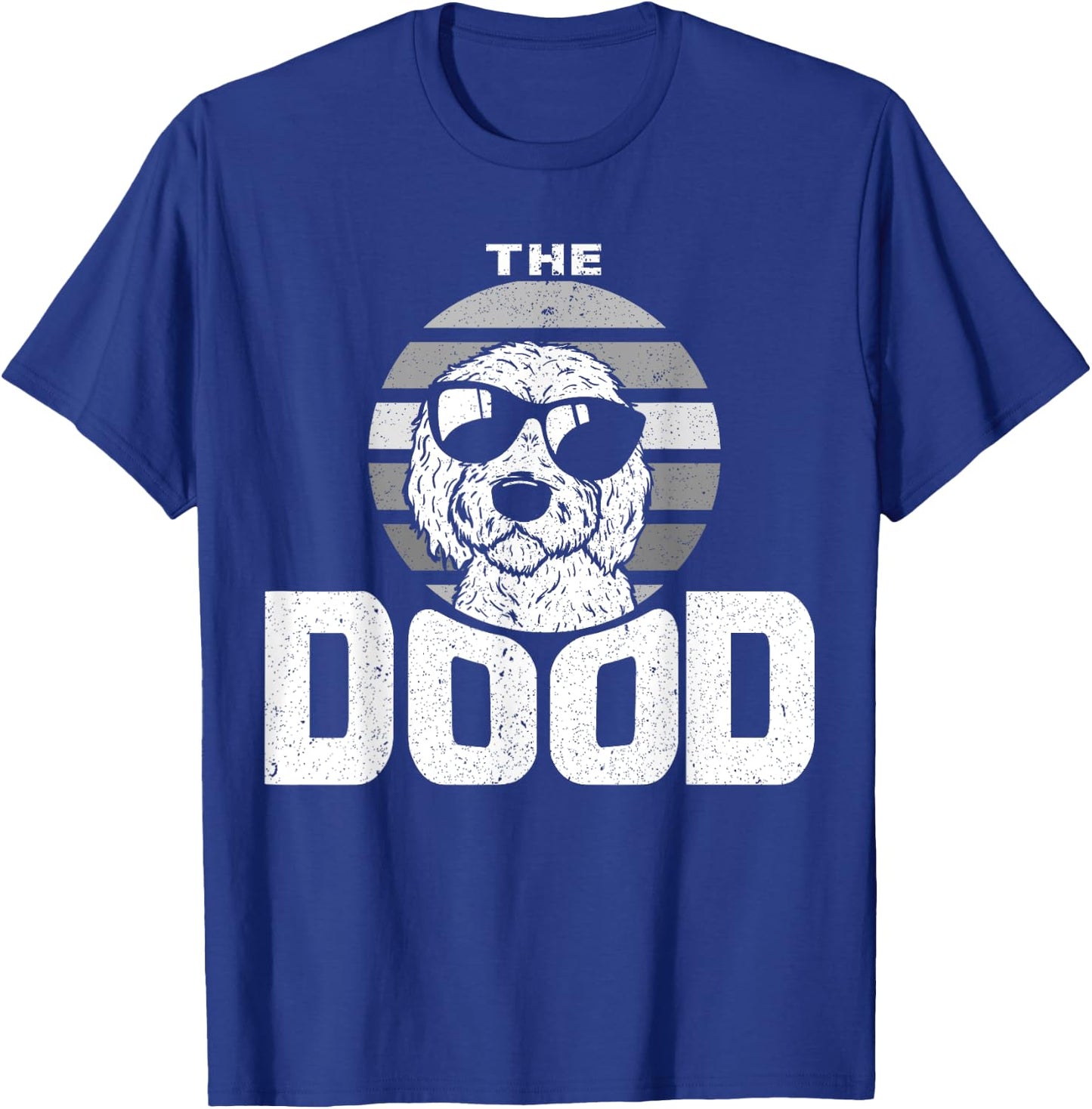 Retro The Dood Funny Goldendoodle Dog Lover Gift Her T-Shirt - T-Shirt | Royal